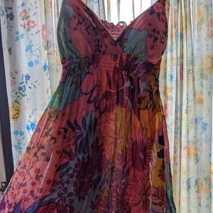 Derek Heart floral babydoll Sundress